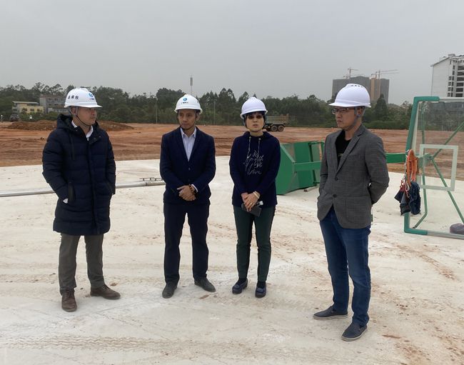 李红梅到二分公司仙葫水质净化厂项目查抄领导。杜存辉 摄（建图）.jpg